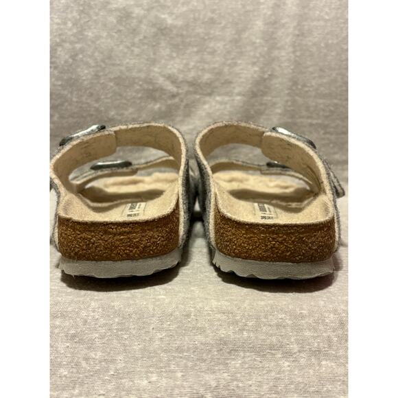 Birkenstock Arizona Rivet Size 38 Wool Uppers  Shearling Style Women’s Sandals - Picture 4 of 9